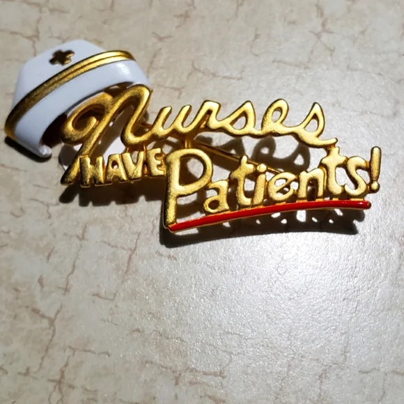 Nurses have Patients brooch - Picture 1 of 1